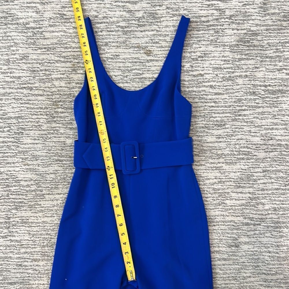 NWT Jonathan Simkhai Belted Crepe Wide
Leg Jumpsuit Royal Blue Size 2 - Picture 14 of 16